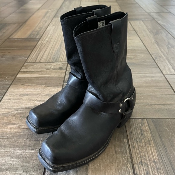 DURANGO MEN'S HARNESS MOTORCYCLE BOOTS size 12 EE wide - Picture 2 of 12